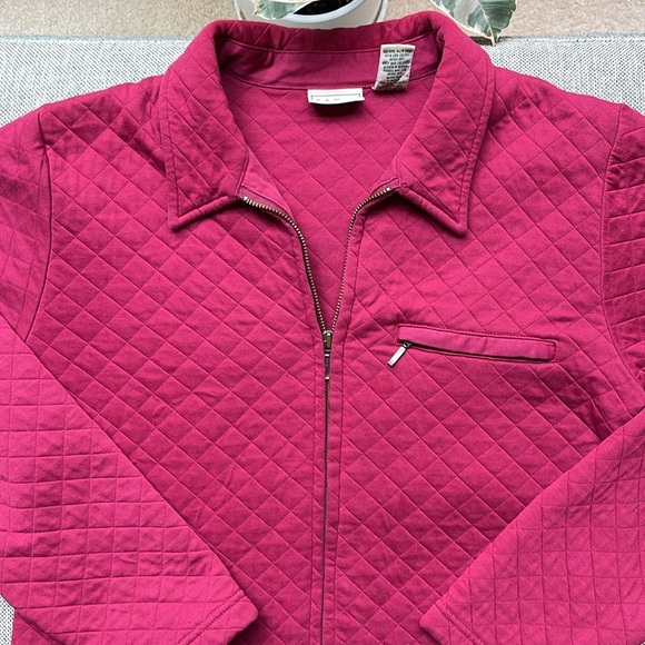 Vintage LL Bean Womens Cranberry Quilted Zip up jacket , Size: S - Picture 5 of 17